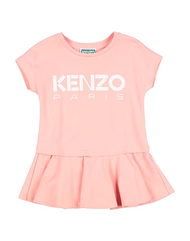 KENZO KIDS Baby dress Pink 95% Cotton, 5% Elastane