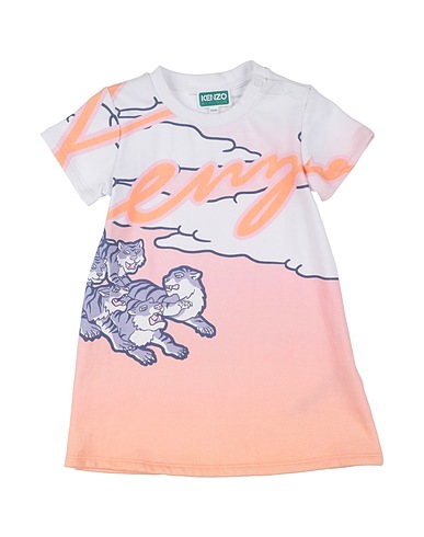 KENZO KIDS Dress Pink 89% Cotton, 11% Polyester, Elastane