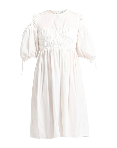 CECILIE BAHNSEN Kurzes Kleid Weiß 100% Recyceltes Polyester