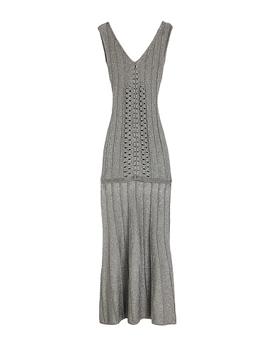 CIRCUS HOTEL Long dress Grey 55% Viscose, 25% Polyamide, 13% Metallic fiber, 7% Polyester