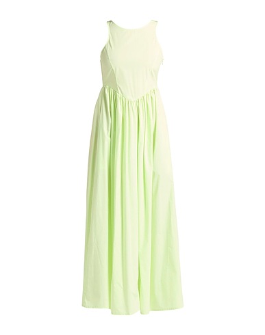 EMPORIO ARMANI Long dress Lime green 100% Cotton