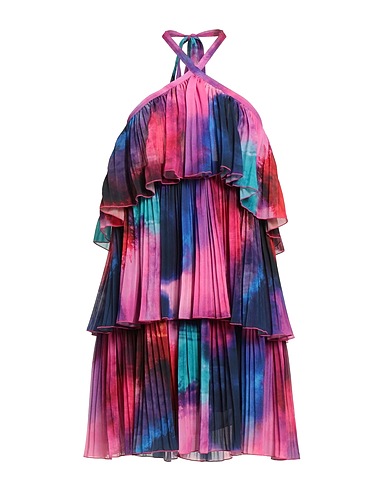 L'IDÉE Pleated dress Fuchsia 100% Polyester