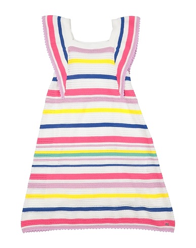 SONIA RYKIEL Dress White 100% Cotton, Polyester, Metallic fiber