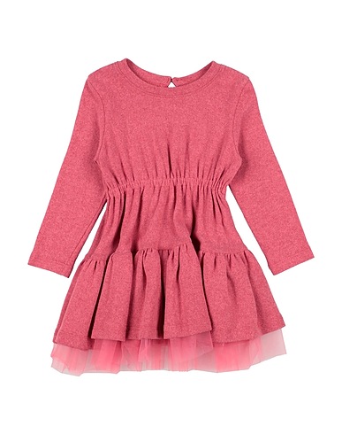 @MADILLY Vestido para bebé  Mauve 70% Cotton, 19% Acrylic, 4% Elastane, 4% Synthetic fibers, 3% Viscose