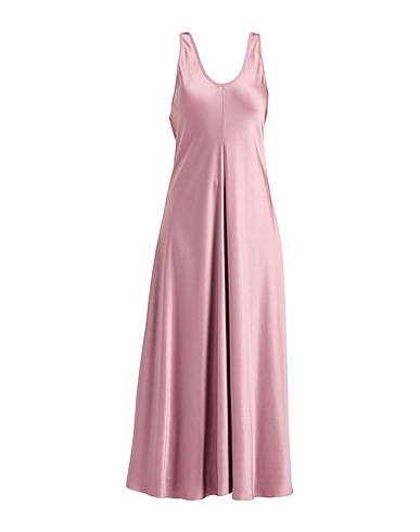 FORTE_FORTE Long dress Antique rose 74% Acetate, 26% Viscose