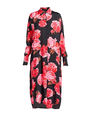 FISICO Midi dress Red 100% Viscose