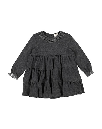 CAFFÉ D'ORZO Baby dress PIOMBO 76% Polyester, 18% Viscose, 6% Elastane, Acrylic, Polyamide