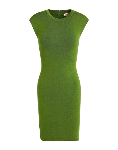 MICHAEL MICHAEL KORS Knit dress Military green 83% Merino Wool, 15% Nylon, 2% Elastane