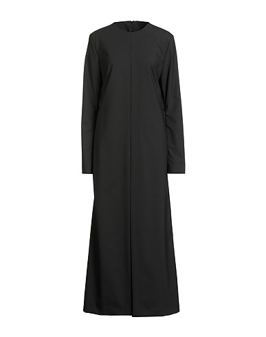 MM6 MAISON MARGIELA Long dress Black 54% Polyester, 44% Virgin Wool, 2% Elastane