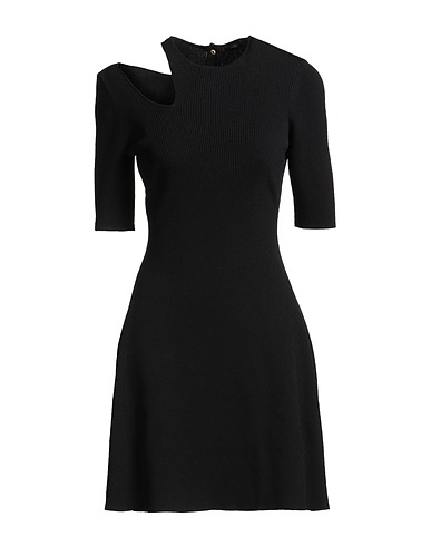MAJE Sheath dress Black 53% Viscose, 45% Polyamide, 2% Elastane