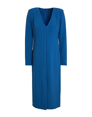 ICONA by KAOS Midi dress Blue 96% Polyester, 4% Elastane