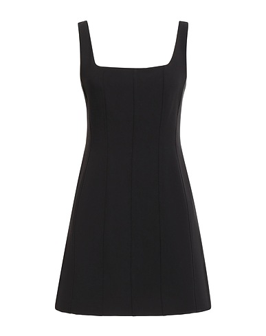 OTTOD'AME Short dress Black 63% Polyester, 32% Viscose, 5% Elastane