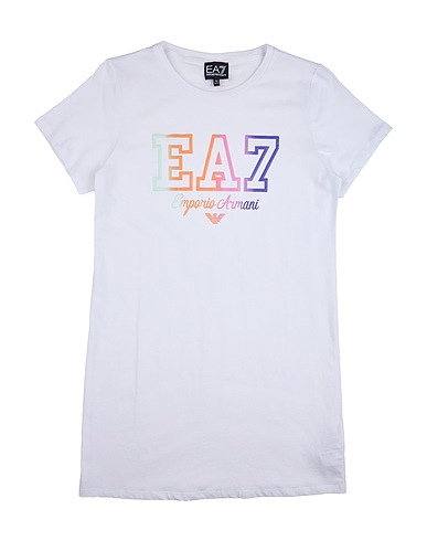 EA7 Robe Blanc 100% Coton