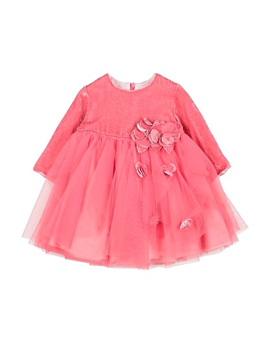 ALETTA Vestido para bebé  Coral 78% Viscose, 17% Silk, 5% Polyamide