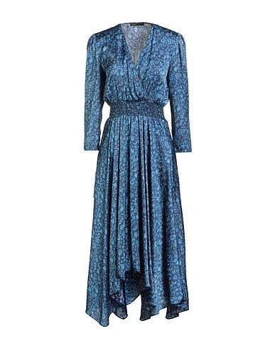 MAJE Midi dress Blue 100% Polyester