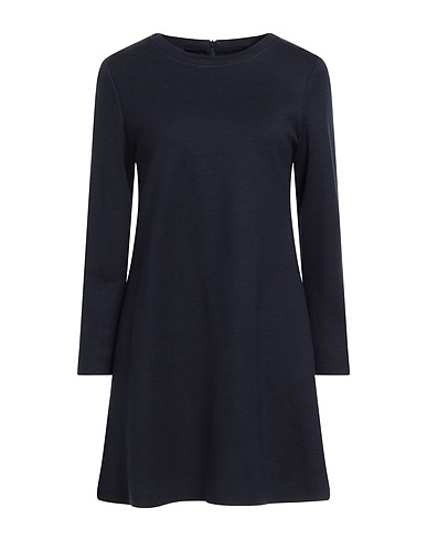 PAUL & JOE Short dress Midnight blue 50% Wool, 50% Polyester