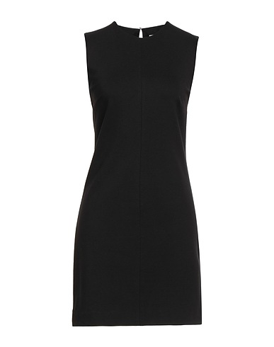 OTTOD'AME Short dress Black 68% Viscose, 27% Nylon, 5% Elastane