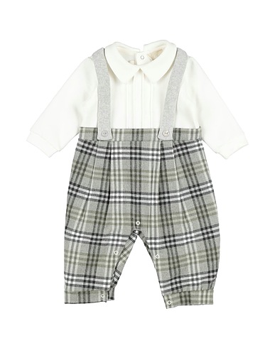 LALALÙ Baby jumpsuit Grey 95% Cotton, 5% Elastane