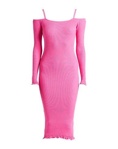 BLUMARINE Midi dress Fuchsia 70% Viscose, 30% Polyester