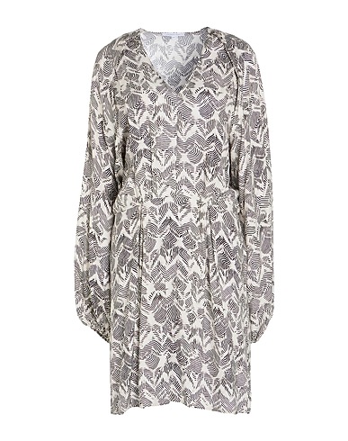 PATRIZIA PEPE Short dress Cream 100% Viscose