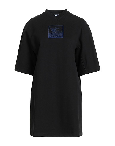 BURBERRY Short dress Black 100% Cotton, Elastane