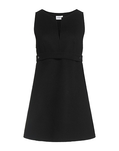 P.A.R.O.S.H. Short dress Black 100% Wool