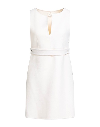 P.A.R.O.S.H. Short dress Ivory 100% Wool