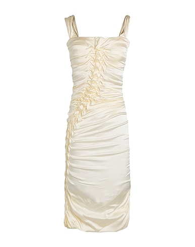 PATRIZIA PEPE Long dress Ivory 67% Viscose, 28% Polyamide, 5% Elastane