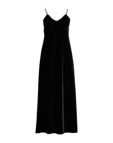CARACTÈRE Long dress Black 92% Polyester, 8% Elastane