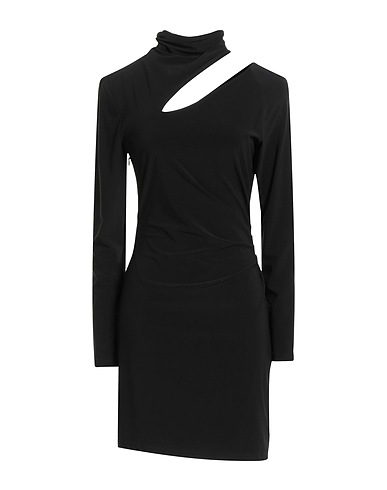 COSTUME NATIONAL Sheath dress Black 90% Polyester, 10% Elastane