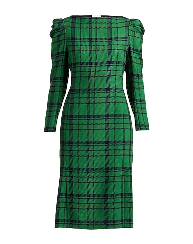 BALLANTYNE Midi dress Green 97% Virgin Wool, 3% Cashmere