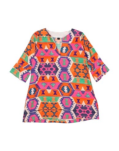 TOOCO Vestito Arancione 100% Rayon