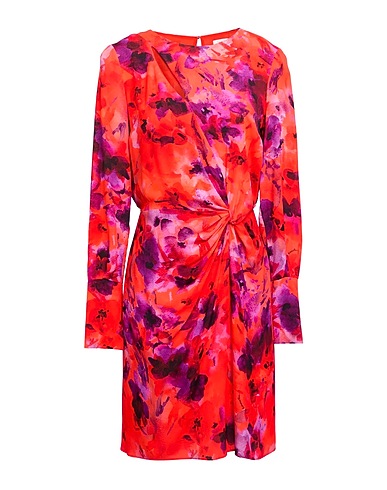 PATRIZIA PEPE Short dress Tomato red 100% Viscose