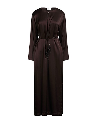 OTTOD'AME Langes Kleid Schokobraun 100% Viskose