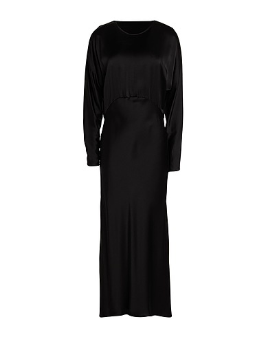 OTTOD'AME Vestito lungo Nero 100% Viscosa