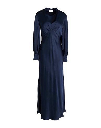 OTTOD'AME Langes Kleid Nachtblau 100% Viskose