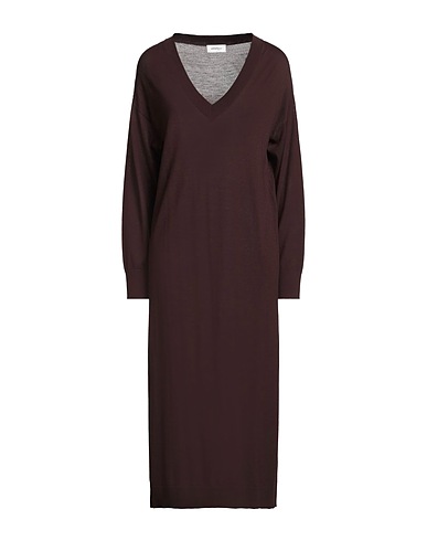 OTTOD'AME Vestito in Maglia Testa di moro 100% Lana Merino