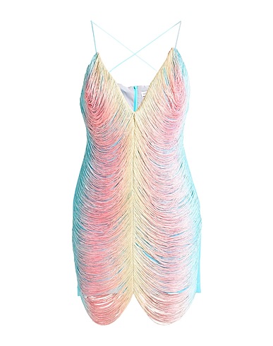 FACE TO FACE STYLE Robe courte Bleu d'azur 100% PES recyclé