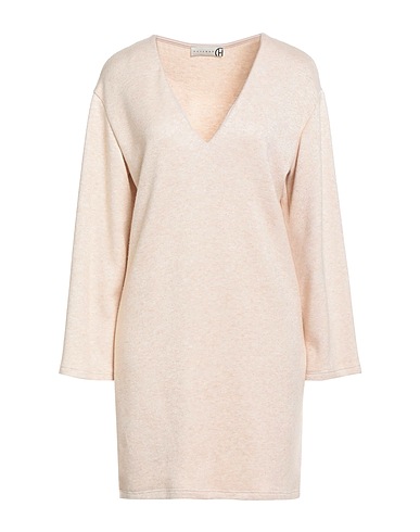 HAVEONE Short dress Ivory 45% Viscose, 36% Polyester, 19% Nylon