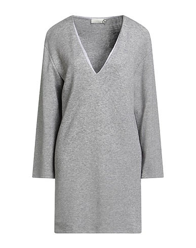 HAVEONE Short dress Light grey 45% Viscose, 36% Polyester, 19% Nylon