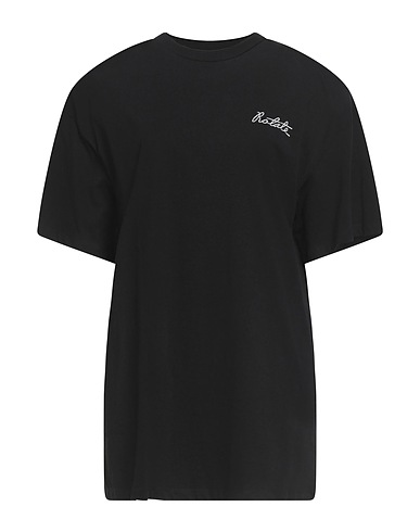 ROTATE BIRGER CHRISTENSEN Oversize-T-Shirt Black 100% Organic cotton