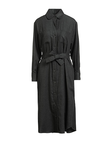 THOM BROWNE Shirt dress 51% Silk, 49% Cashmere
