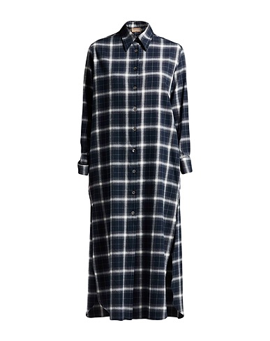 ACADEMIA Vestito chemisier Nero 100% Cotone