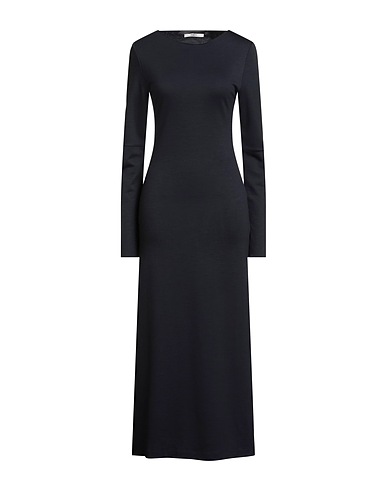 BARENA Long dress Midnight blue 48% Wool, 45% Elastane, 7% Polyamide