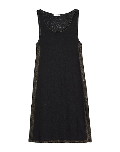 MAX & MOI Vestito midi Nero 100% Lino