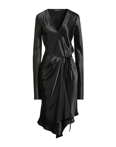 ANN DEMEULEMEESTER Midi dress Black 100% Silk