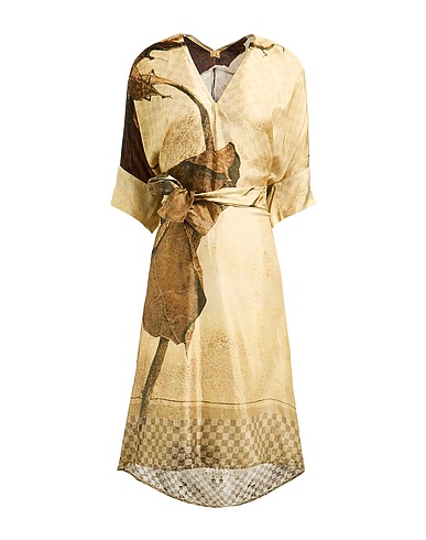 MASNADA Midi dress Sand 100% Viscose