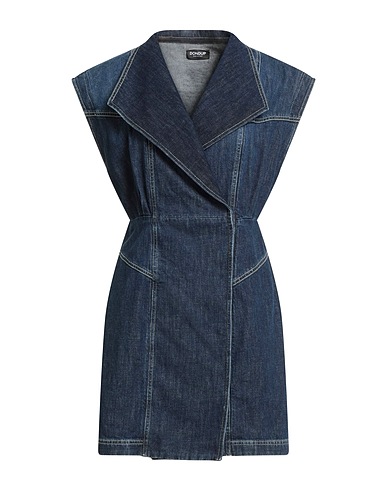 DONDUP Denim dress Blue 100% Cotton
