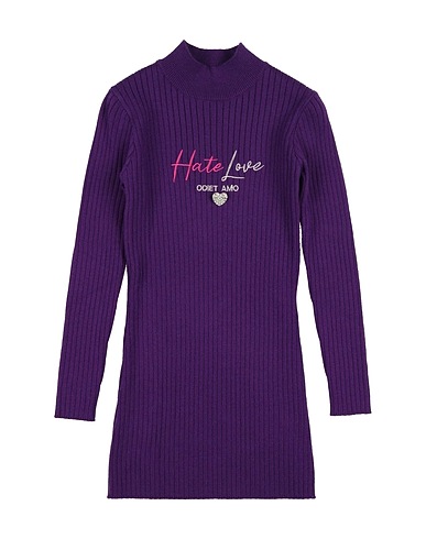 ODI ET AMO Dress JUNIOR Purple 57% Nylon, 43% Viscose
