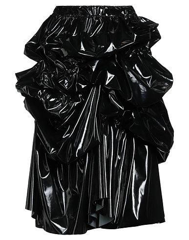 COMME des GARÇONS Falda midi Negro 100% Poliuretano